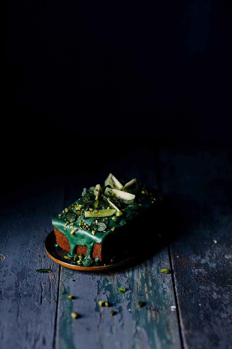 Green zucchini cake